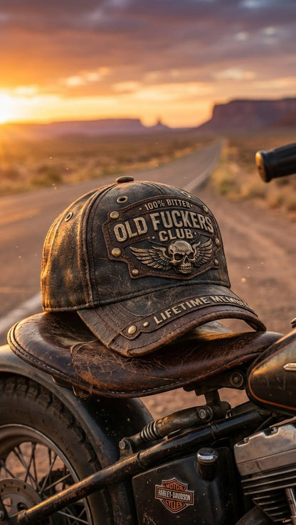 The Official "Old F***ers Club" Lifetime Member Cap
